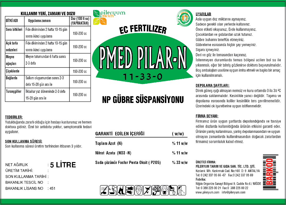 PMED PİLAR-N 11-33-0